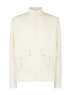 MC2 Saint Barth Man Knitted Bomber With Felt Pockets