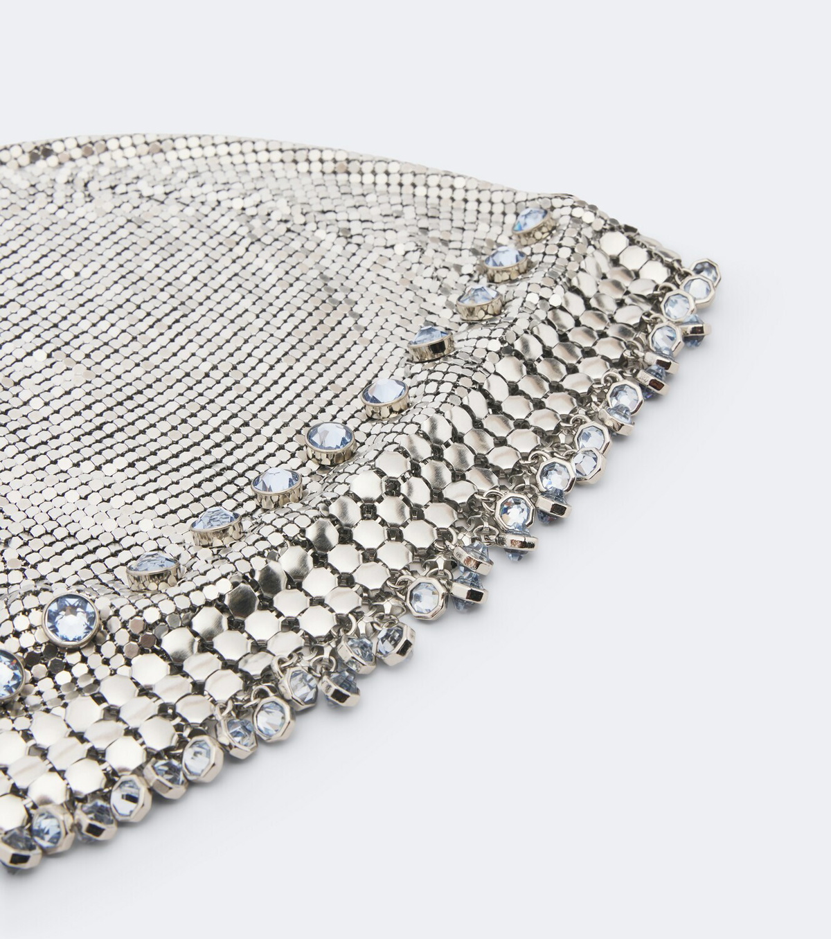 Rabanne Crystal-embellished chainmail beanie