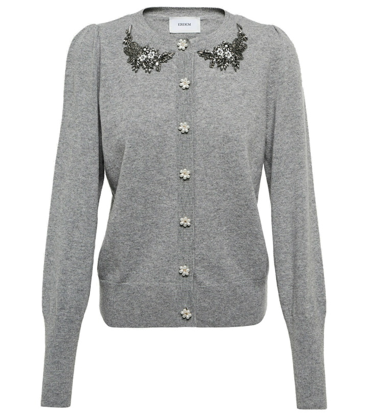 Photo: Erdem - Catriona wool and cashmere cardigan