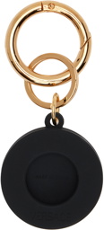 Versace Black Medusa Biggie Air Tag Keychain