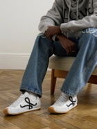 LOEWE - Ballet Runner 2.0 Logo-Appliquéd Shell, Suede and Leather Sneakers - White