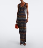 Missoni Wave lamé gown
