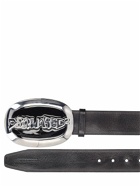DSQUARED2 - 40mm Logo Plaque Leather Belt