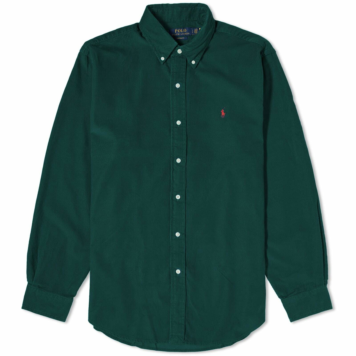 Polo Ralph Lauren Men's Corduroy Button Down Shirt in Hunt Club Green ...