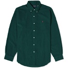Polo Ralph Lauren Men's Corduroy Button Down Shirt in Hunt Club Green