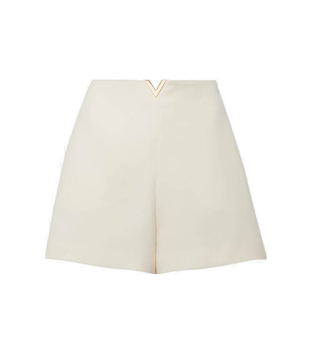 Valentino VGold Crepe Couture high-rise shorts Valentino