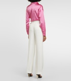 Tom Ford Silk georgette wide-leg pants