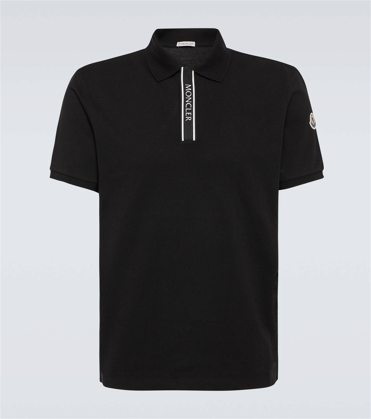 Moncler Logo cotton polo shirt