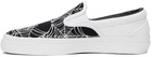 Converse Black & White Roll Up One Star CC Pro Slip-On Sneakers