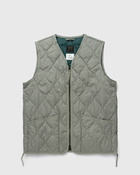 Taion Military Zip V Neck Down Vest Green - Mens - Vests