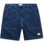 Saturdays NYC - Quinn Indigo-Dyed Denim Drawstring Shorts - Blue