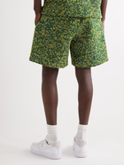 clothsurgeon - Kvadrat Wide-Leg Worsted Wool-Blend Drawstring Shorts - Green