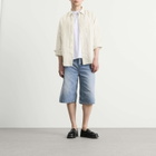 NN07 Men's Deon Stripe Shirt in Mint Stripe