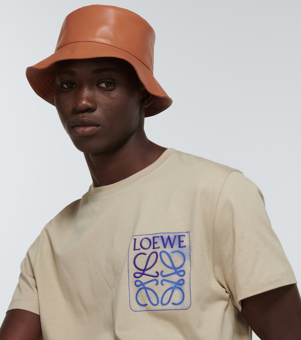 Loewe - Anagram leather bucket hat Loewe