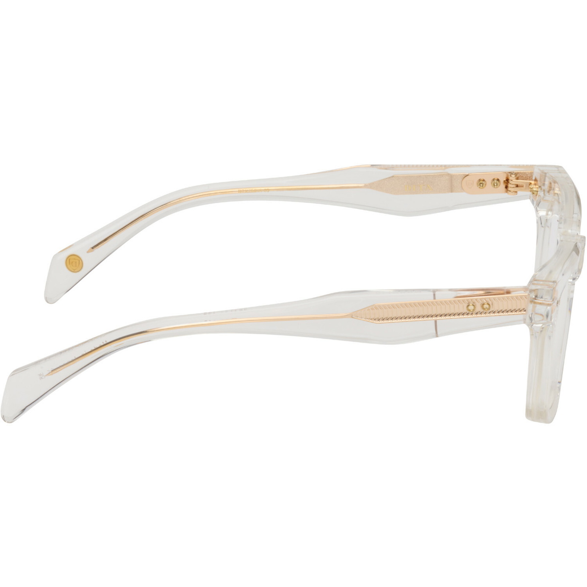 Dita Transparent & Gold Monolix Optical Glasses