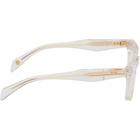 Dita Transparent & Gold Monolix Optical Glasses