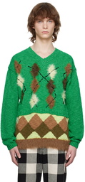 Andersson Bell Green Argyle Sweater