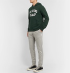 Reigning Champ - Logo-Embroidered Loopback Cotton-Jersey Hoodie - Green