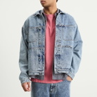 Polar Skate Co. Men's Patrik Denim Jacket in Heavy Washed Blue