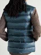 Canada Goose - Crofton Slim-Fit Quilted Recycled Nylon-Ripstop Down Gilet - Blue