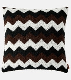 Missoni Riccio Zigzag bouclé cushion