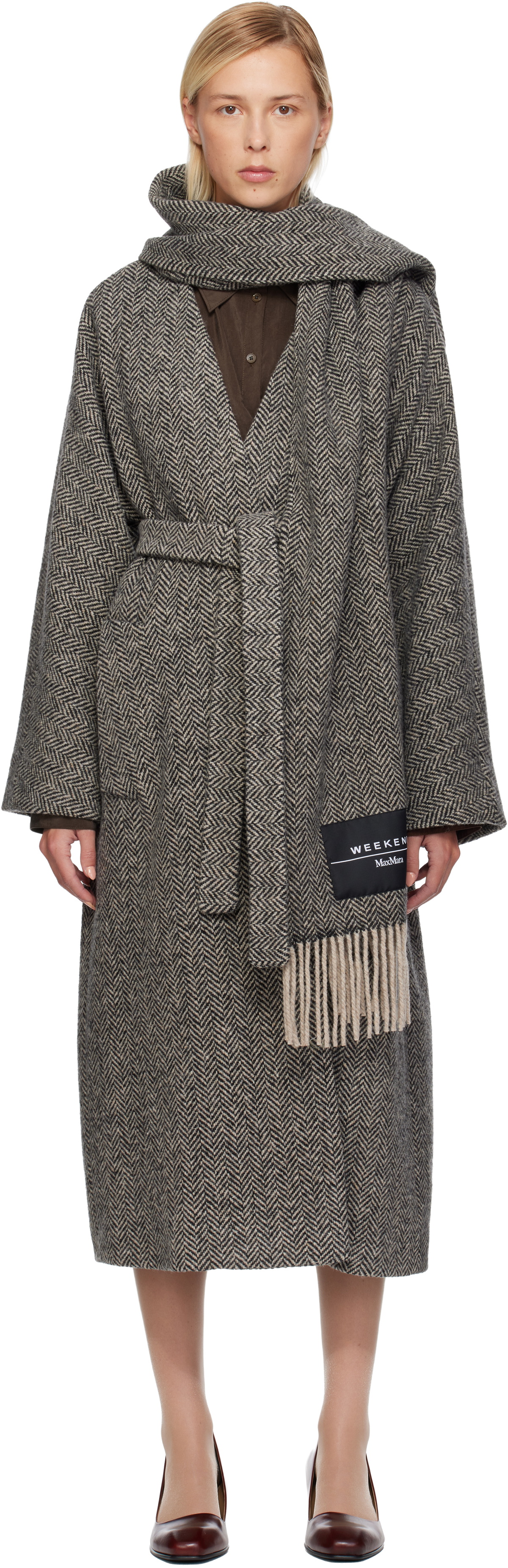 Weekend Max Mara Gray Zenica Coat