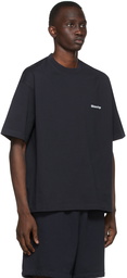 Balenciaga Navy BB Corp T-Shirt