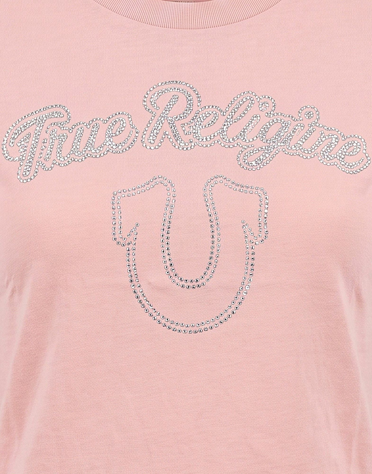True Religion Womens T-shirt in Blush