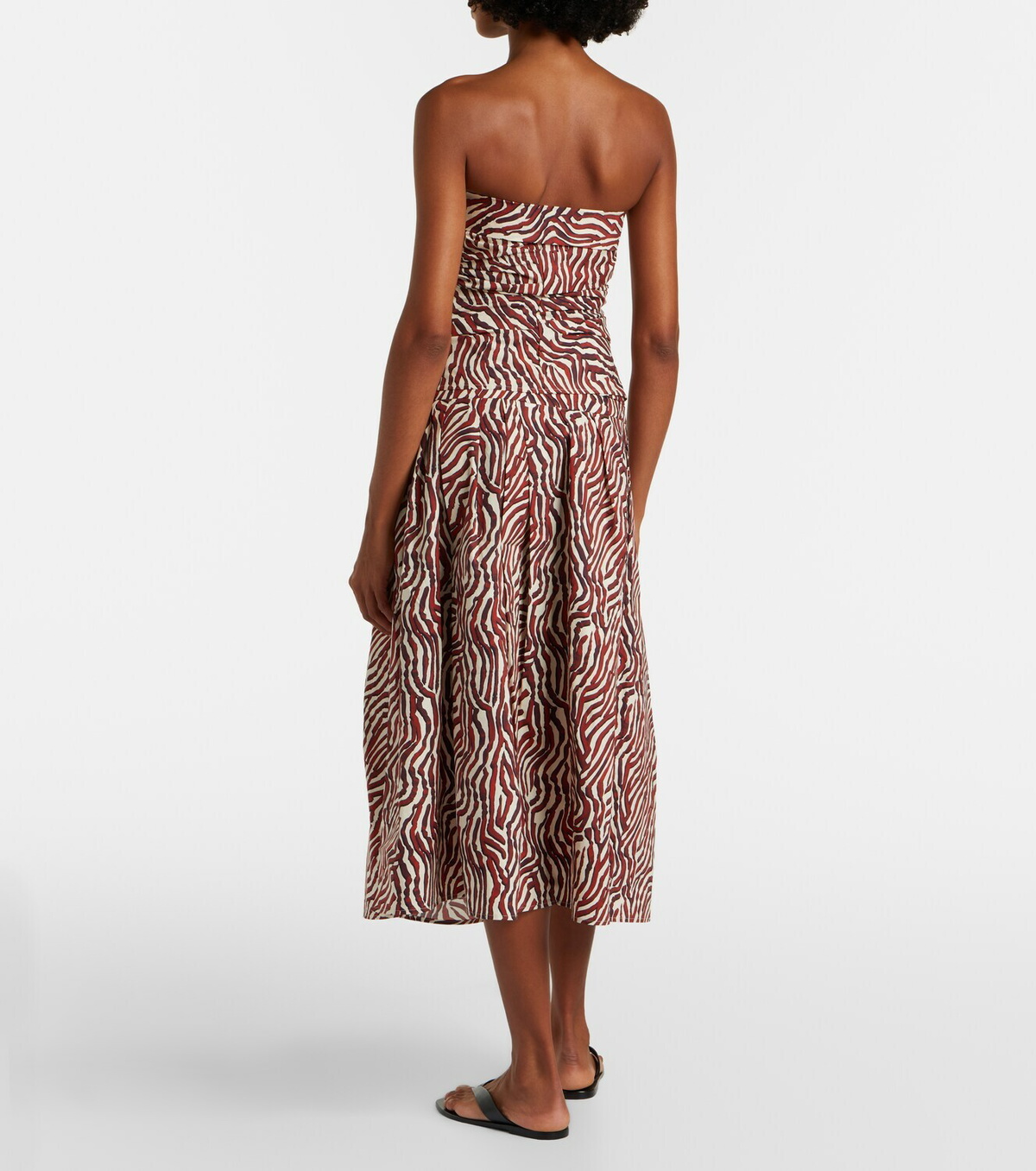 Proenza Schouler White Label Nessa printed cotton-blend maxi skirt