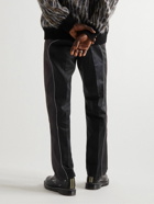 TORY VAN THOMPSON - Throwing Fits 3M Classic Straight-Leg Logo-Appliquéd Twill Trousers - Black