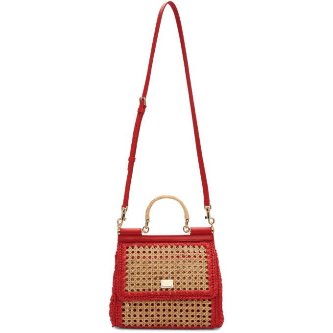 Dolce & Gabbana Sicily Soft Medium Bag in Red