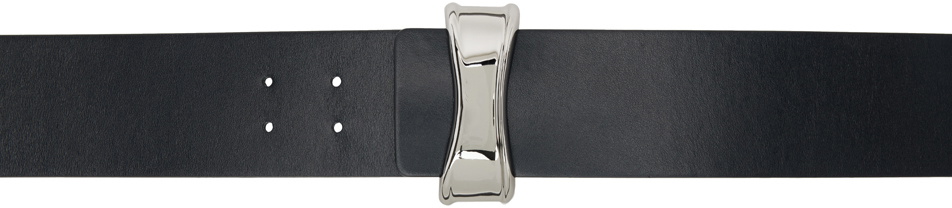 Recto Black Ornament Belt
