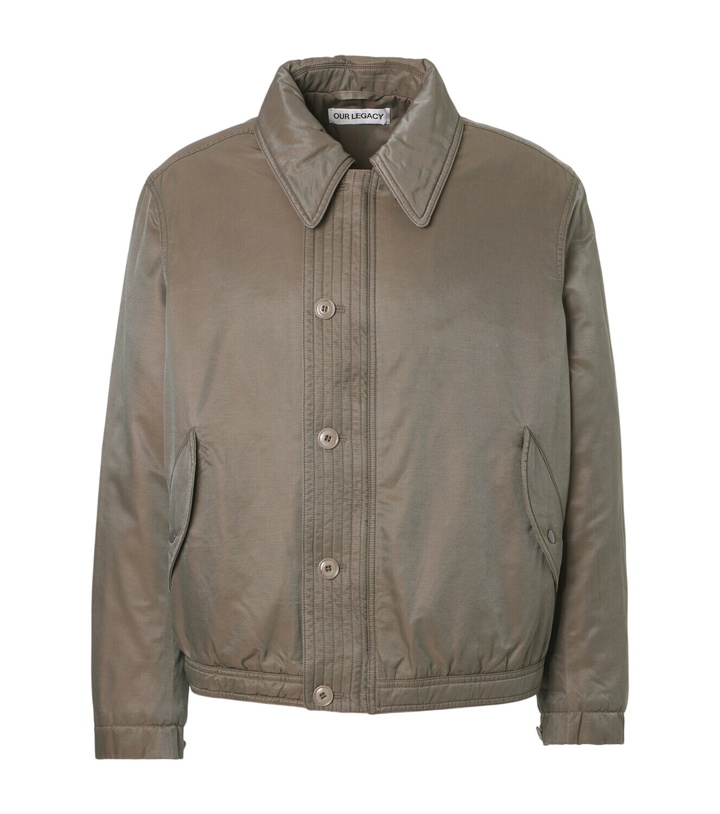 Photo: Our Legacy Auto cotton-blend twill jacket