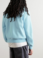 Acne Studios - Fenrik Cotton-Blend Jersey Half-Zip Sweatshirt - Blue