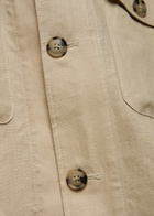Boss Linen Overshirt Beige