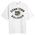 Unlikely Dry Goods Men's "BULLDOGS" Graphic T-Shirt in White