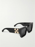Off-White - Catalina Square-Frame Acetate and Gold-Tone Sunglasses