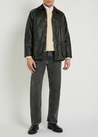 Barbour Bedale Waxed Cotton Jacket Green
