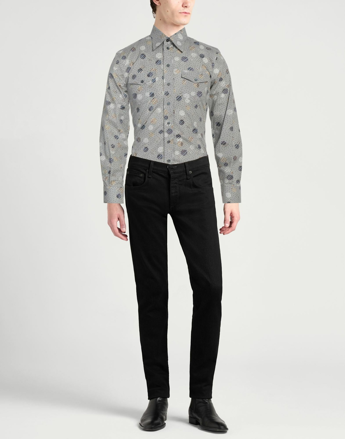 Dolce & gabbana Mens Shirt in Grey