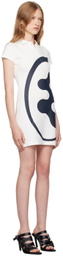 Mowalola White Thong Polo Minidress
