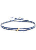 Aliita Dino Cowboy Cord Wrap Necklace - Blue - One Size