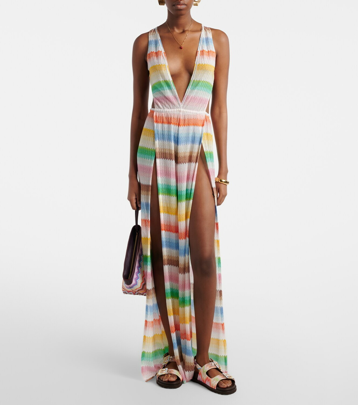 Missoni Mia Zigzag slingback sandals