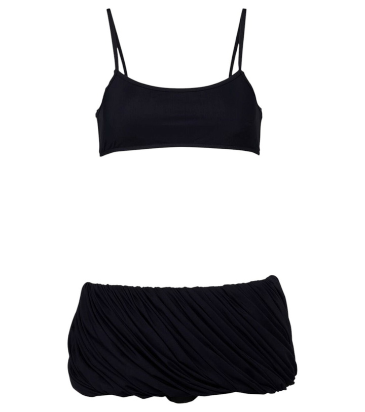 Photo: Alaïa Pleated low-rise bikini