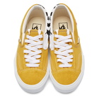 Vans Yellow and White Checkerboard Cap Slip-On Sneakers