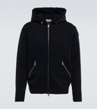 Moncler - Virgin wool zip-up hoodie