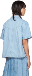 Commission Blue Longhorn Denim Shirt