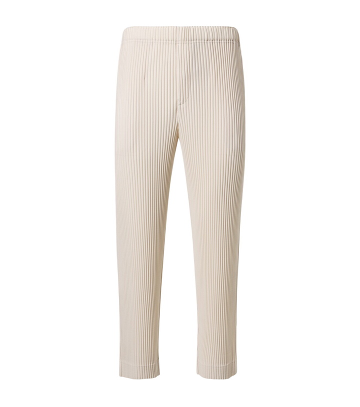 Photo: Homme Plissé Issey Miyake Tuxedo Pleats straight pants