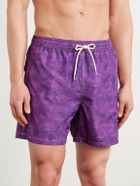 Massimo Alba - Kite Straight-Leg Mid-Length Printed Swim Shorts - Purple