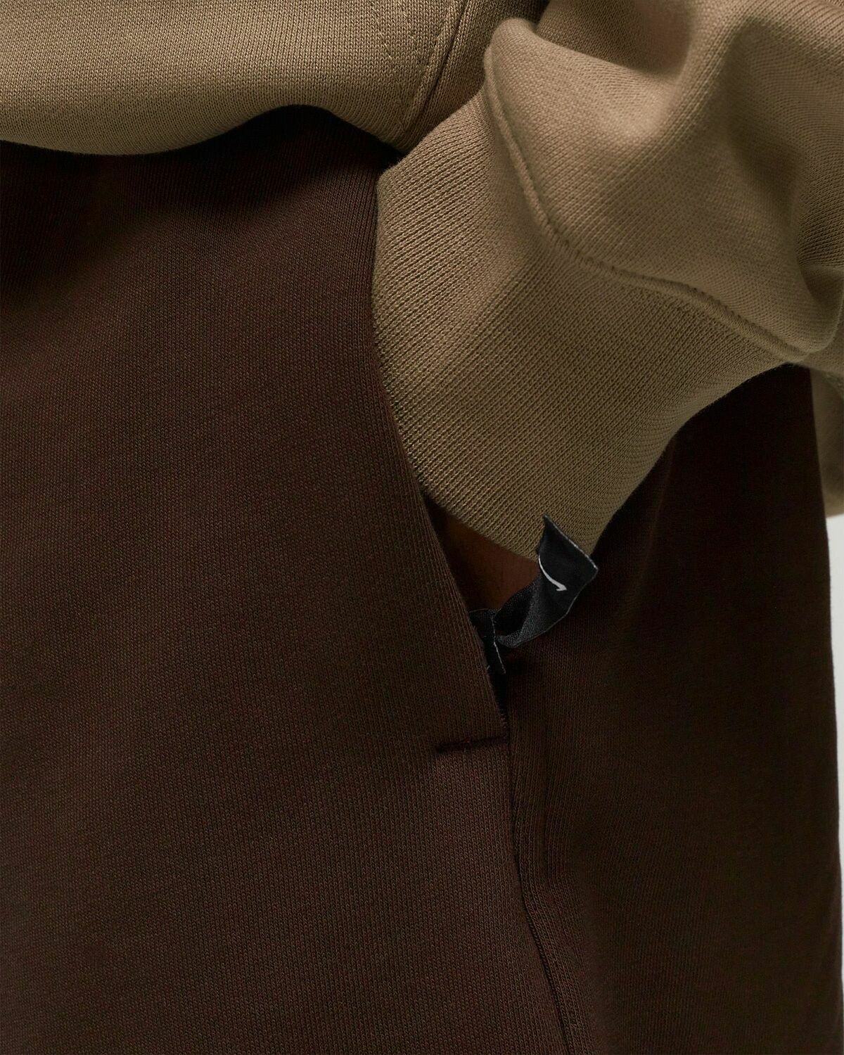 Nike Nike Solo Swoosh Fleece Shorts Brown Sport & Team Shorts