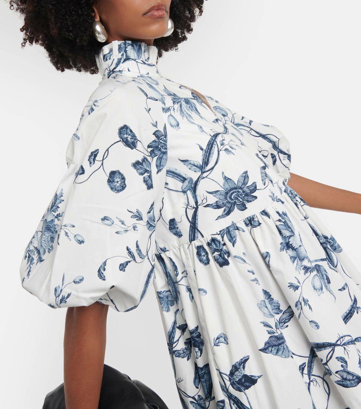 Erdem Floral cotton poplin midi dress Erdem